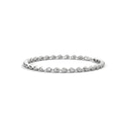 Bezel Diamond Teardrop Bracelet