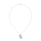 Diamond Initial "J" Pendant