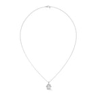 Round Solitaire Diamond Pendant