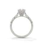 Vintage Cushion Cut Diamond Ring
