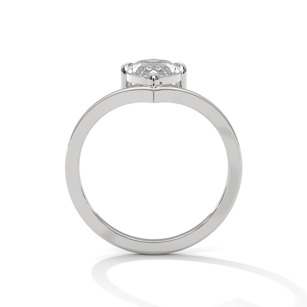 Marquise Cut Solitaire Engagement Ring