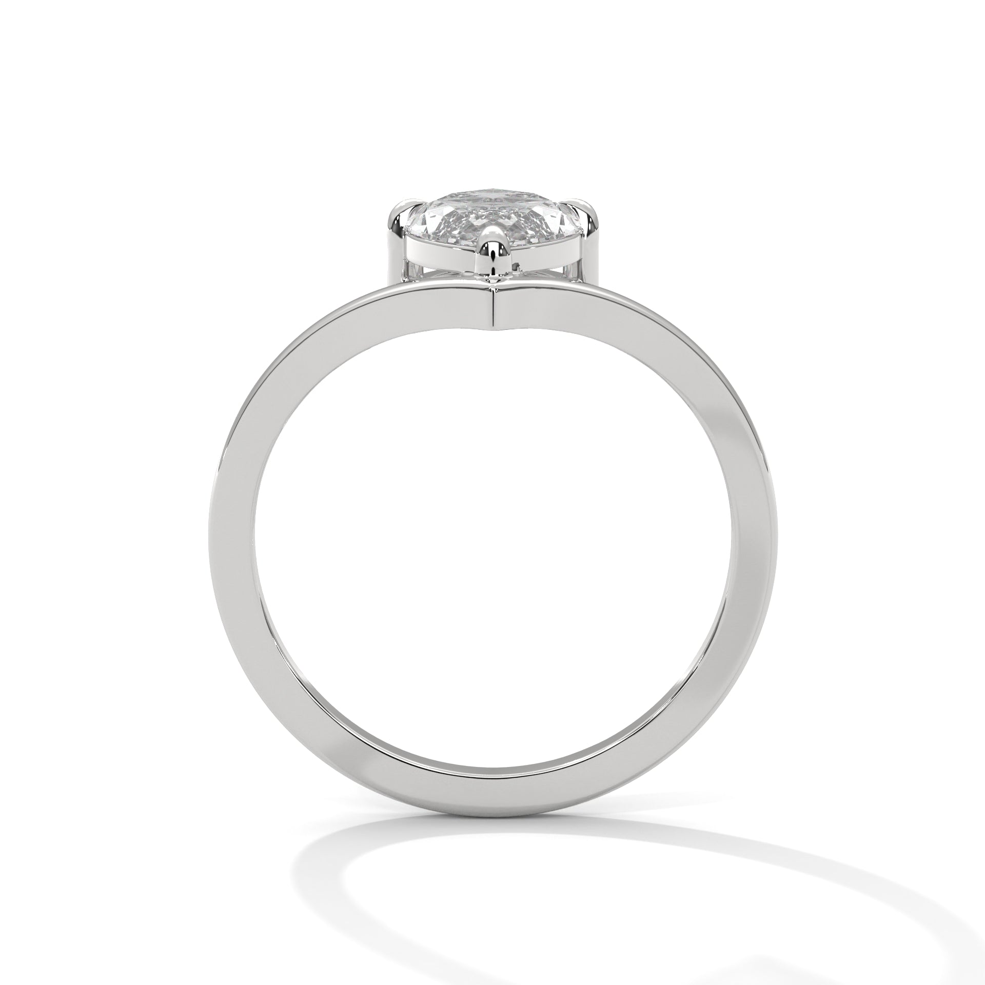 Marquise Cut Solitaire Engagement Ring