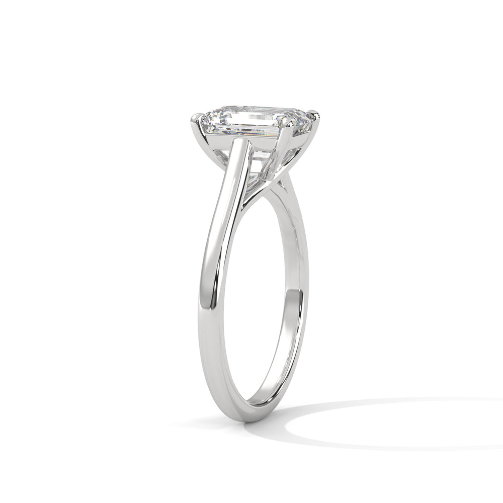Radiant Cut Solitaire Engagement Ring