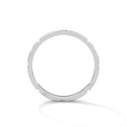 Faceted Gold Wedding Band