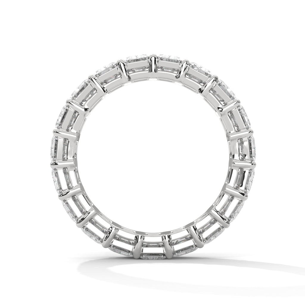 Emerald Cut Diamond Eternity Band Ring
