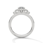 Marquise Cut Three Stone Diamond Engagement Ring