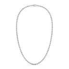 Emerald Cut Diamond Tennis Necklace