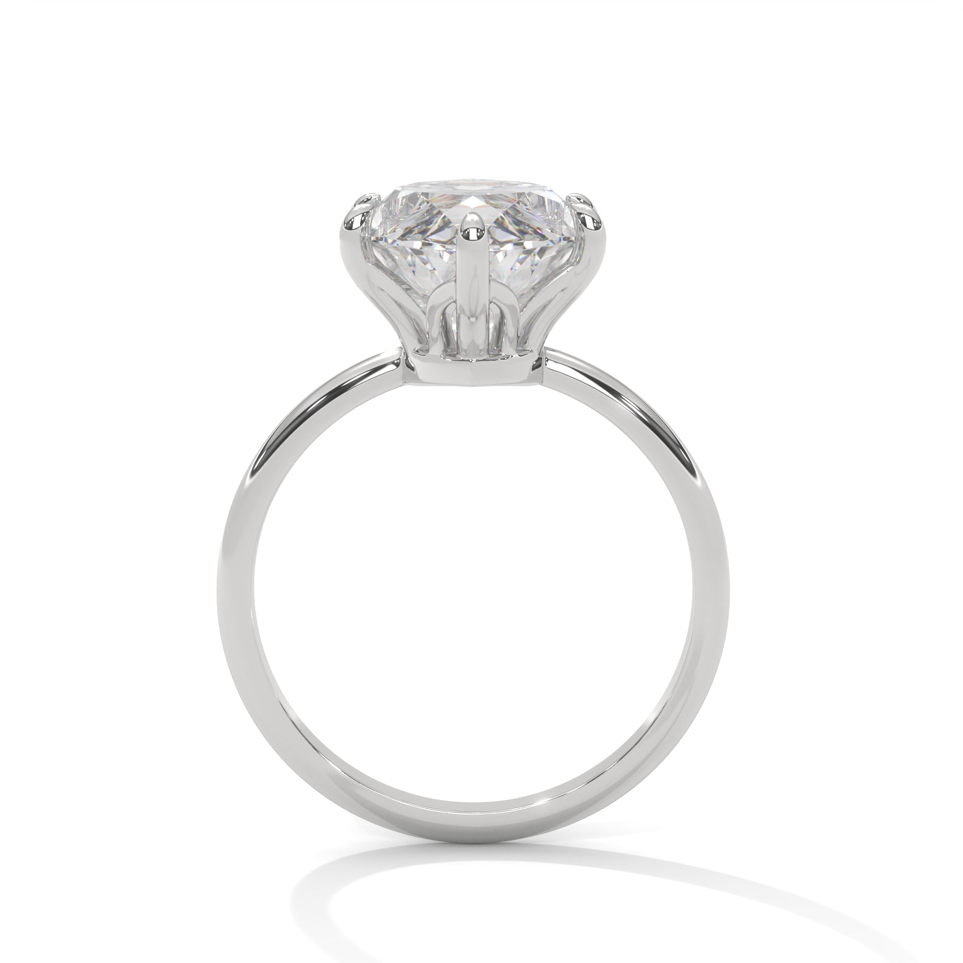 Marquise Cut Solitaire Engagement Ring