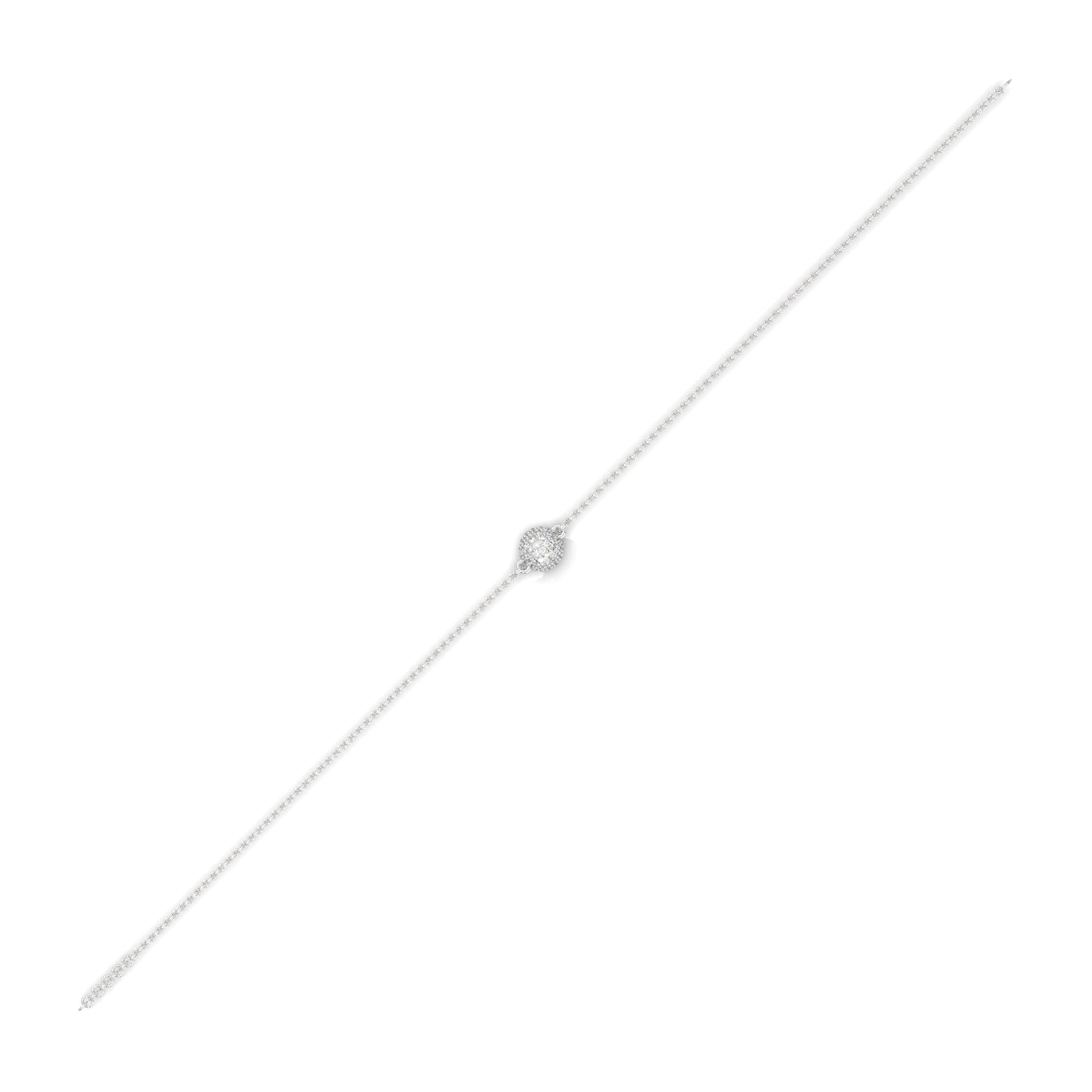 Diamond Pavé Sphere Bracelet