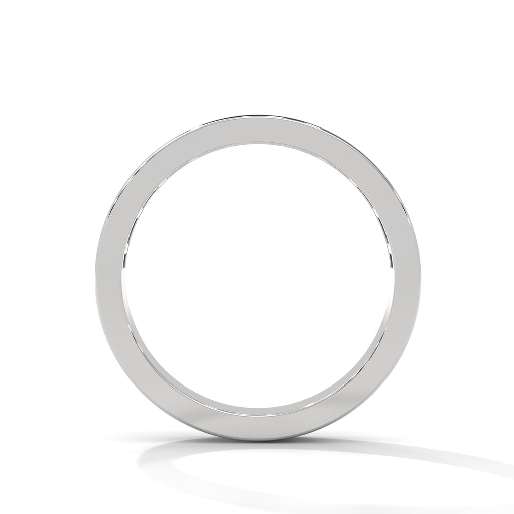 Baguette Cut Diamond Channel Set Band Ring