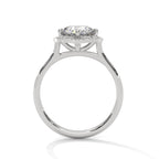 Round Diamond Vintage Halo Engagement Ring