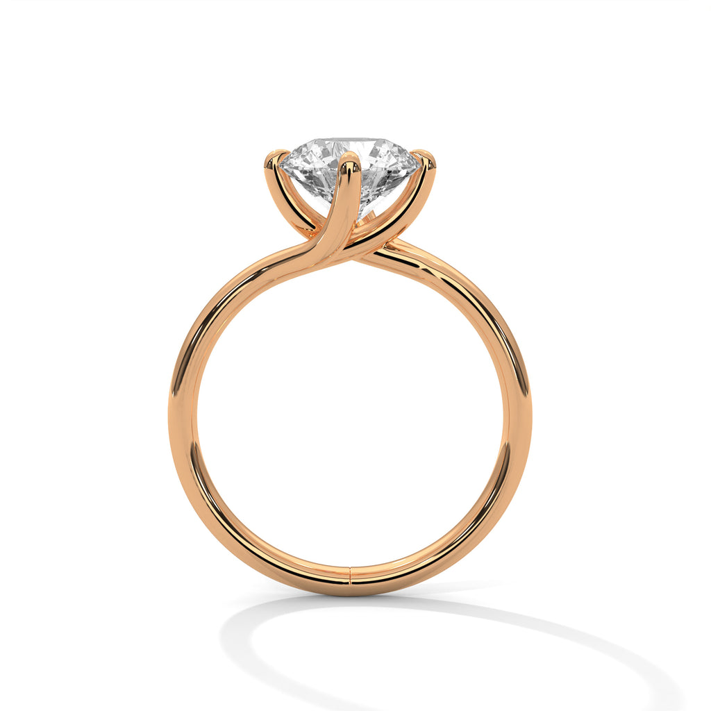 Round Brilliant Solitaire Diamond Engagement Ring