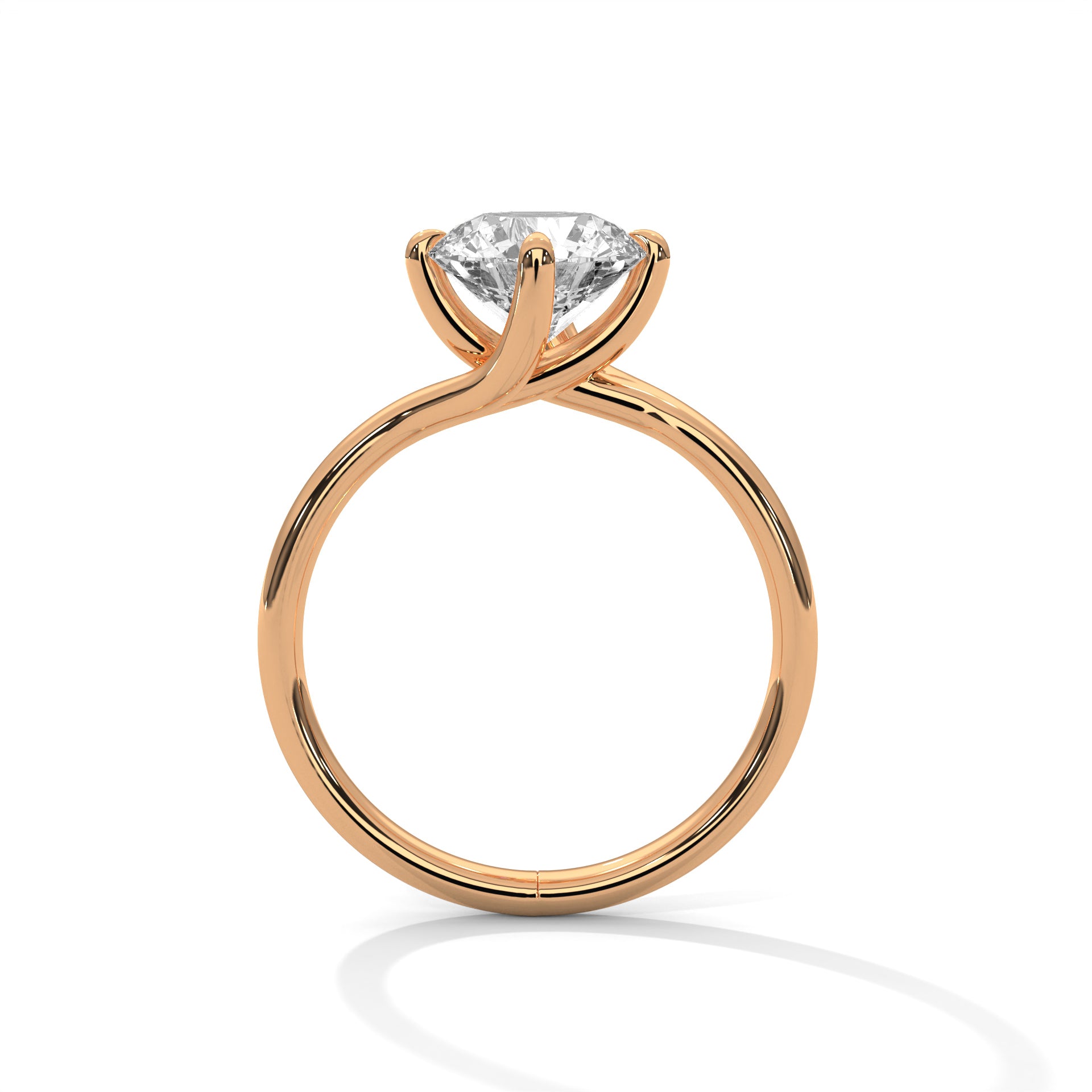 Round Brilliant Solitaire Diamond Engagement Ring