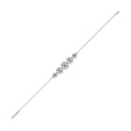 Emerald Cut Five Stone Diamond Bracelet