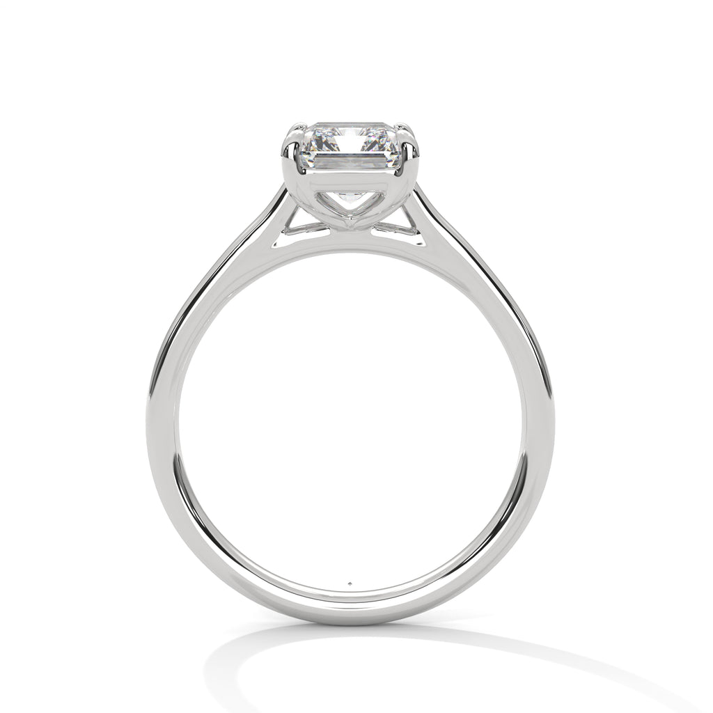 Emerald Cut Solitaire Engagement Ring