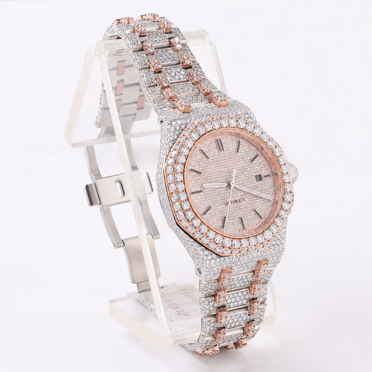 Full Diamond Style Automatic Watch