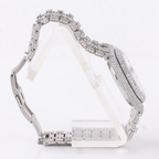 Fully Iced-Out Moissanite Automatic Watch