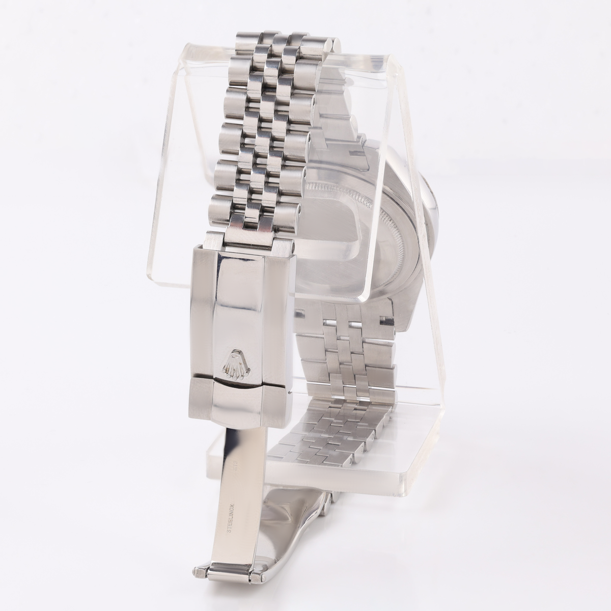 Silver Tone Luxury Automatic Style Watch