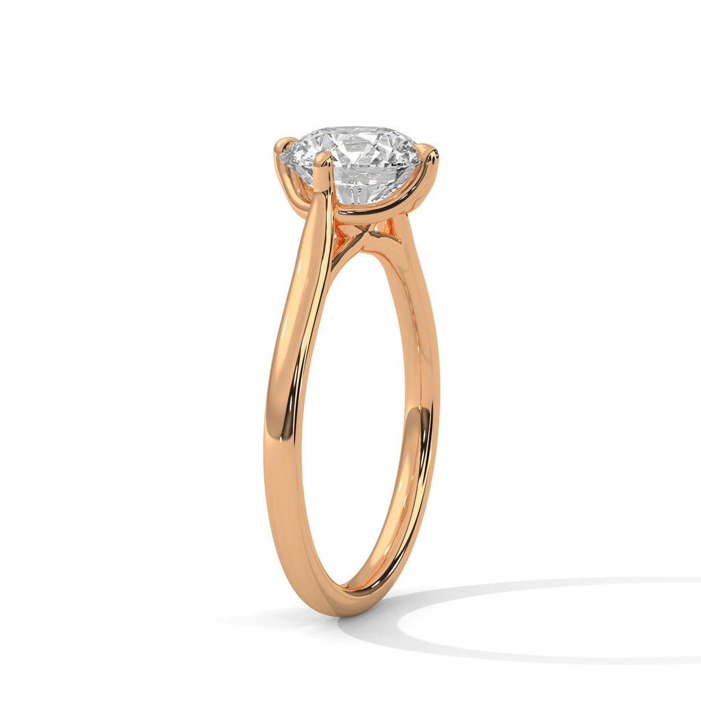 Round Brilliant Solitaire Diamond Engagement Ring