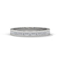 Baguette & Round Diamond Band Ring