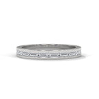 Baguette & Round Diamond Band Ring