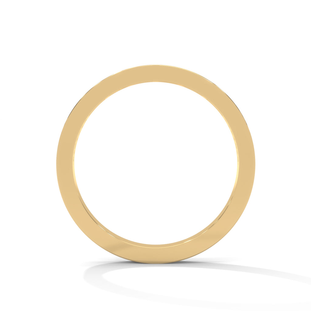 Baguette & Round Diamond Band Ring