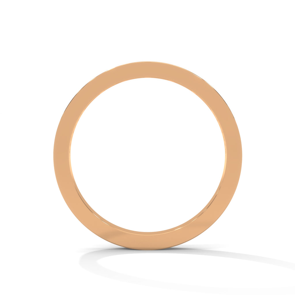 Baguette & Round Diamond Band Ring
