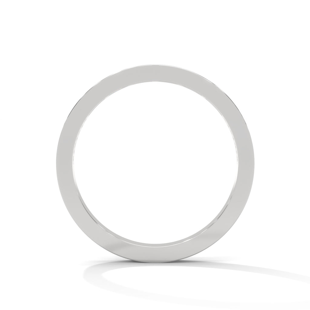 Baguette & Round Diamond Band Ring