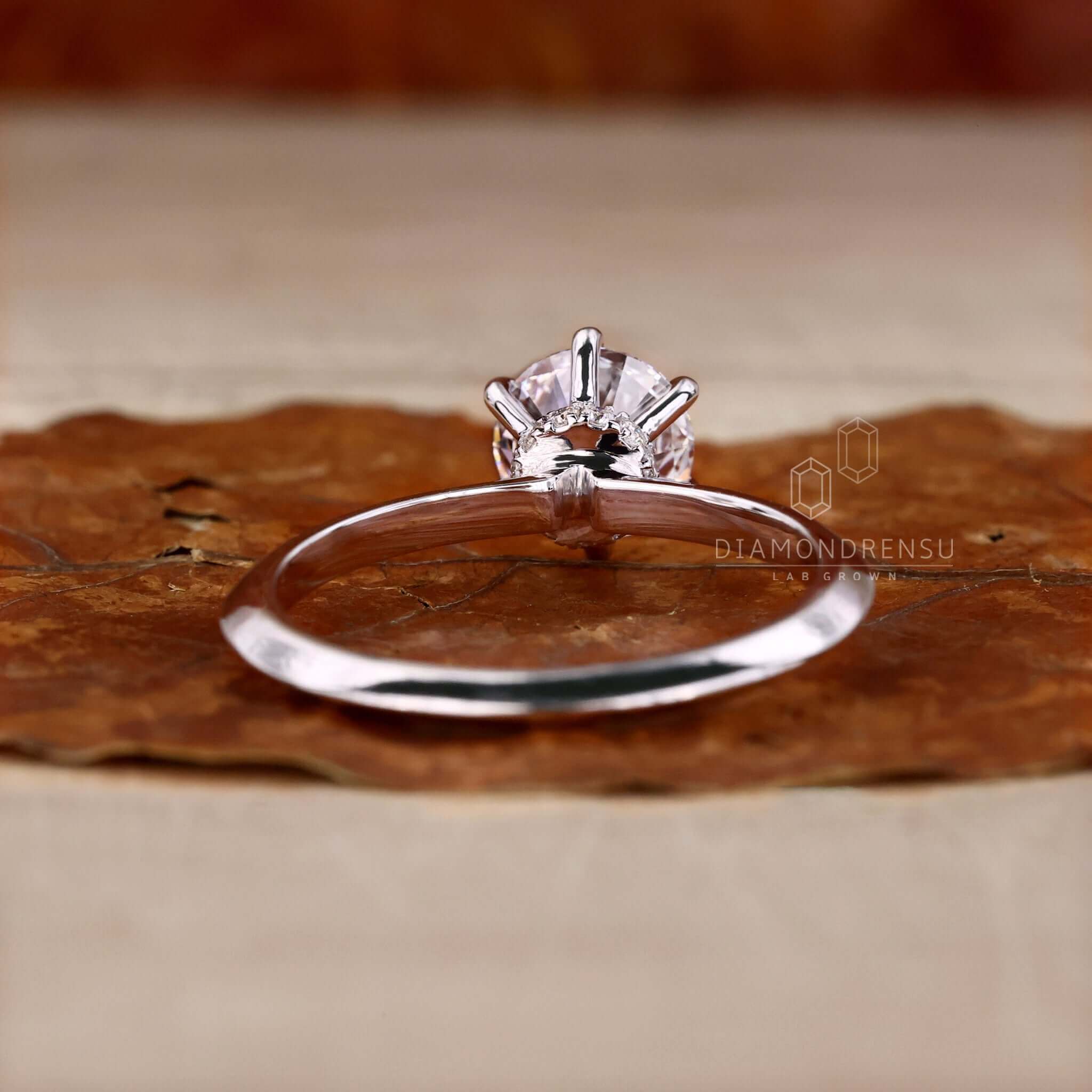 0.50 to 3.0 CT Round Brilliant Cut Lab Grown Diamond Ring
