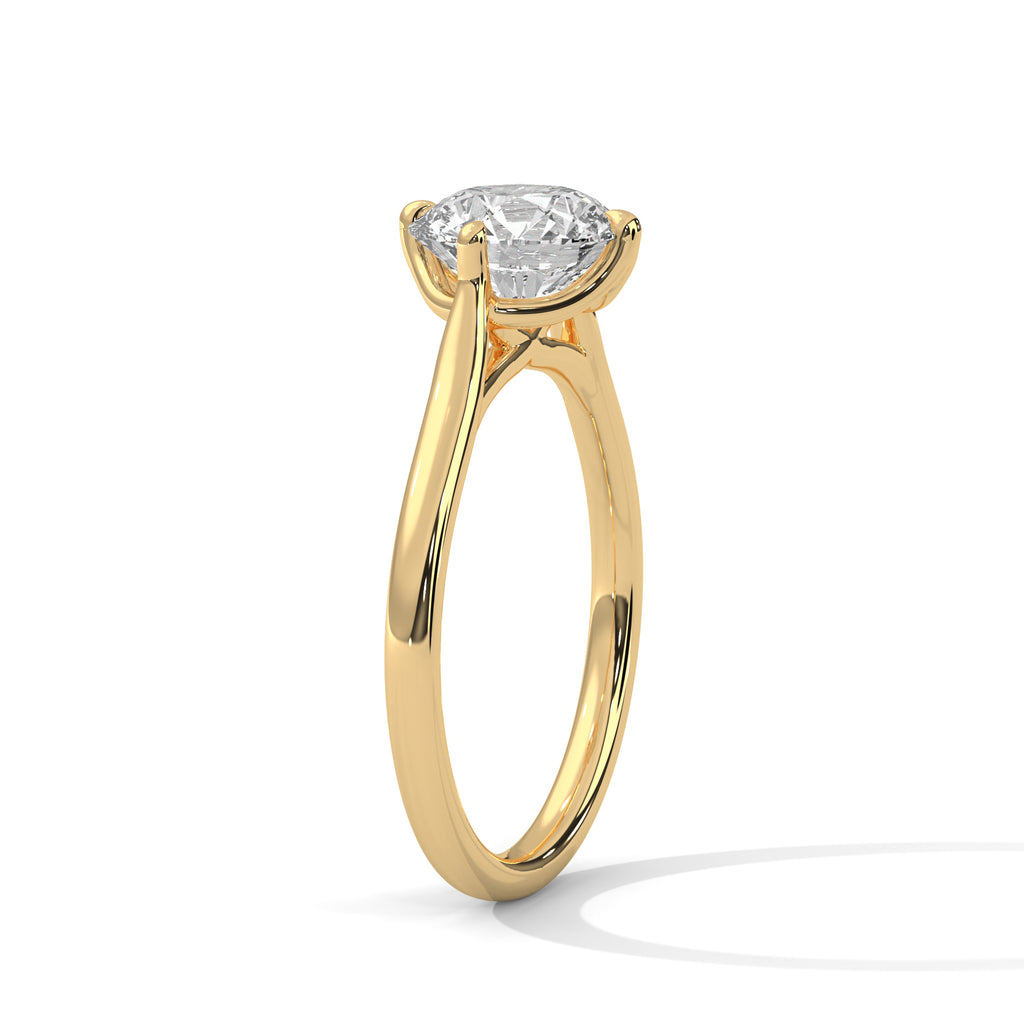 Round Brilliant Solitaire Diamond Engagement Ring