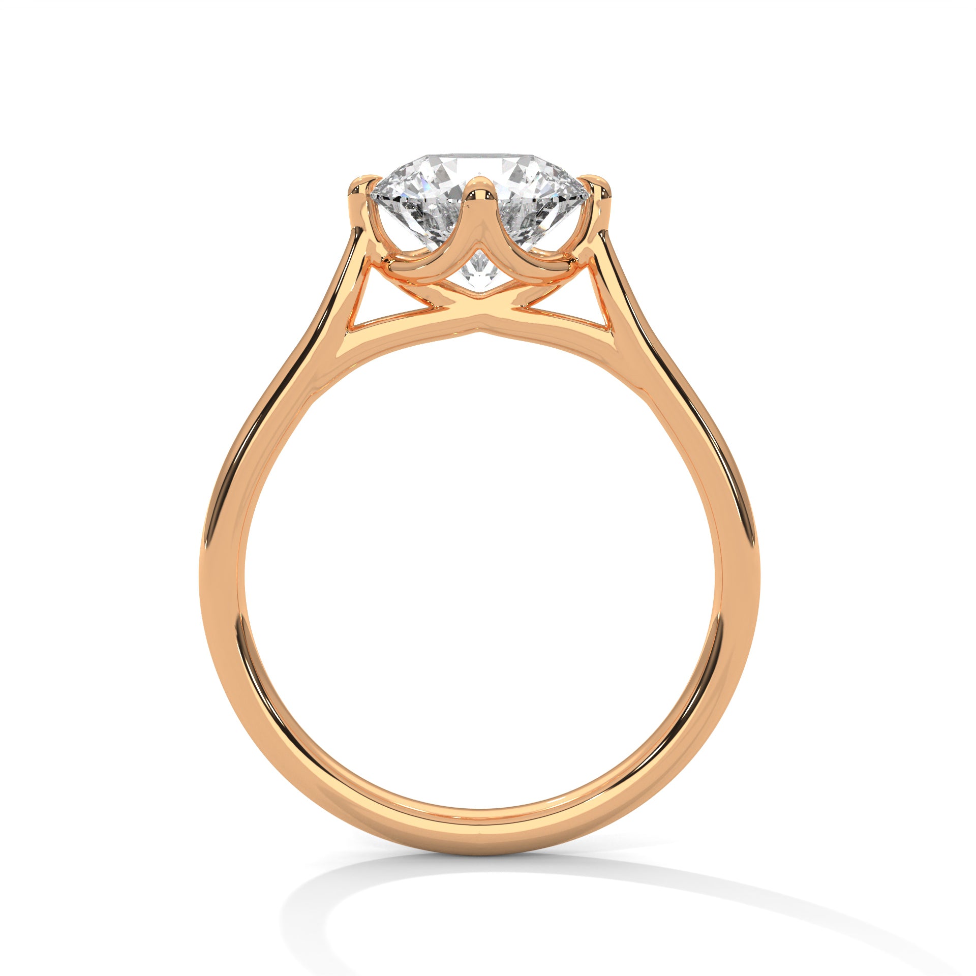 Round Brilliant Solitaire Diamond Engagement Ring