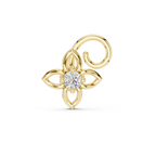 Floral Diamond Nose Pin