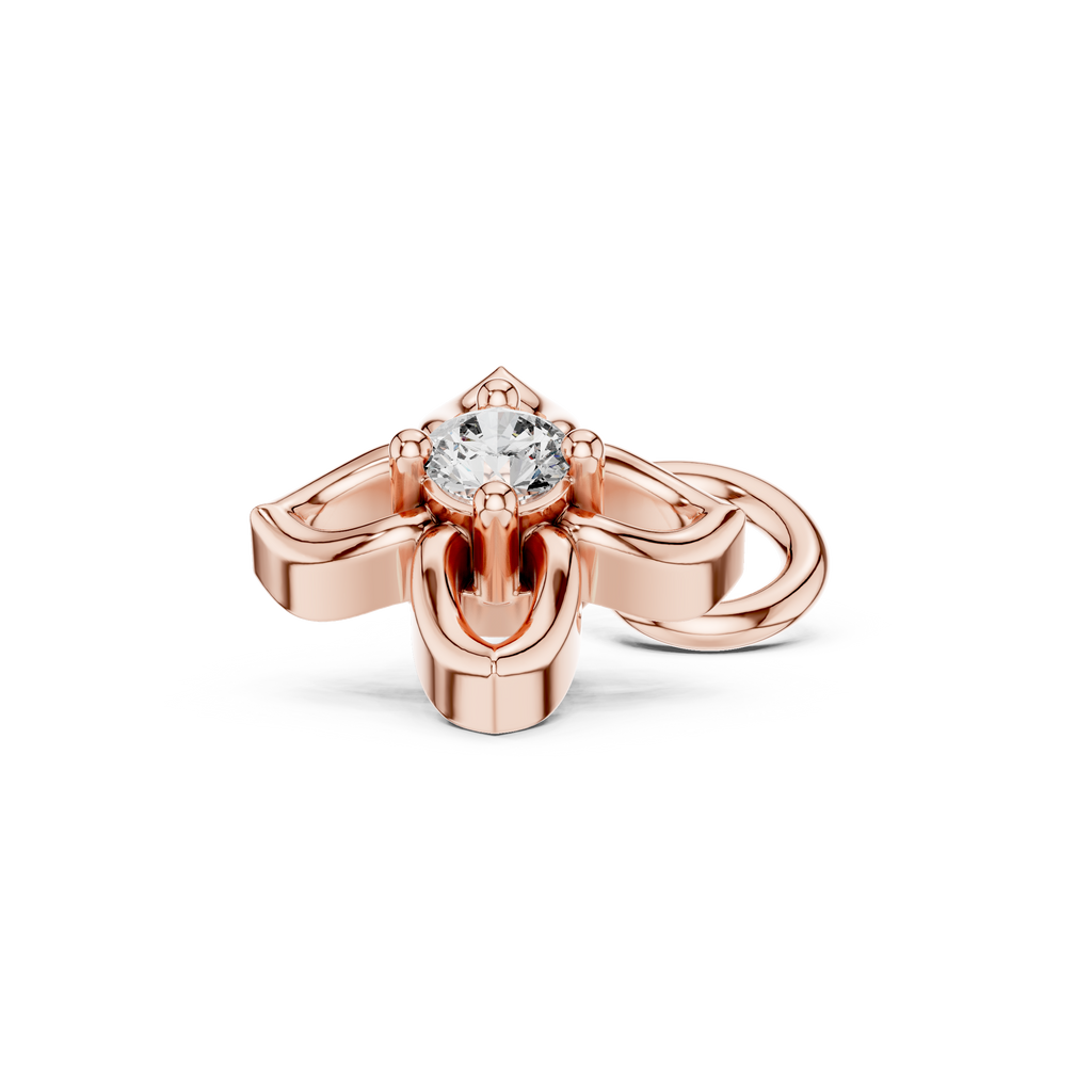 Floral Diamond Nose Pin