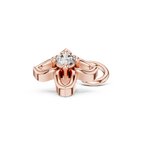 Floral Diamond Nose Pin