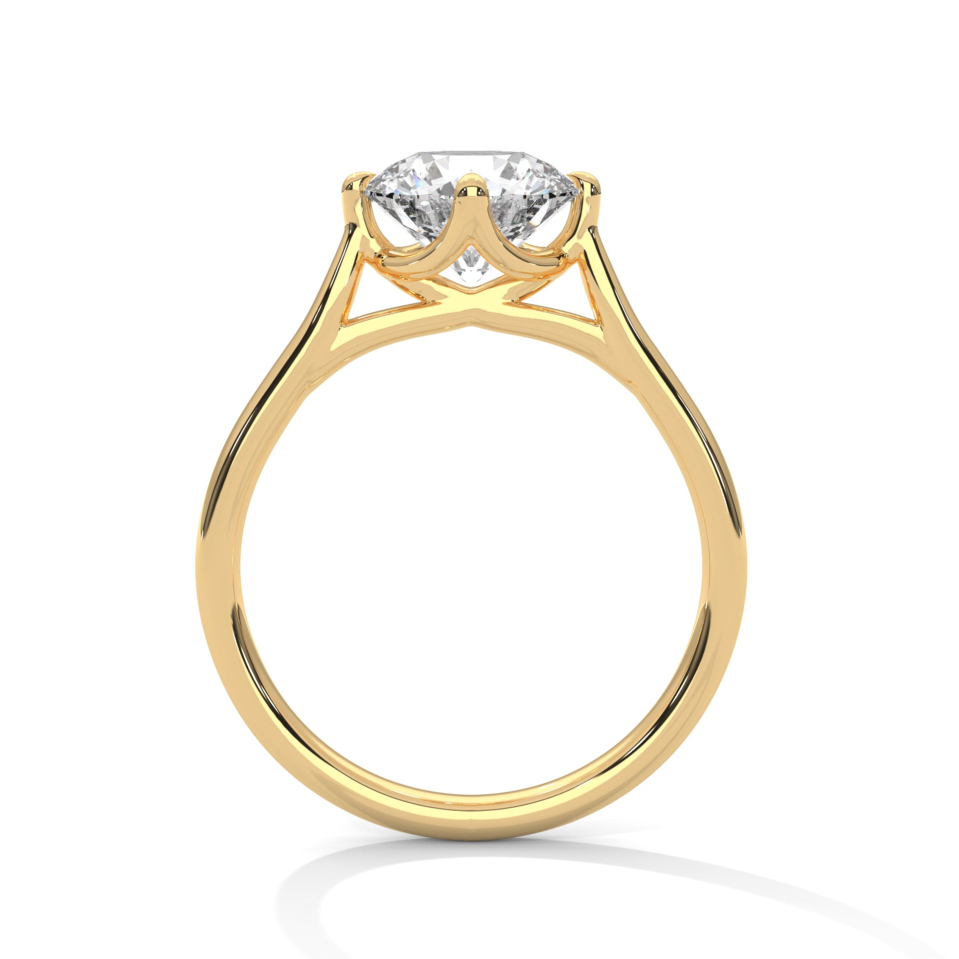 Round Brilliant Solitaire Diamond Engagement Ring