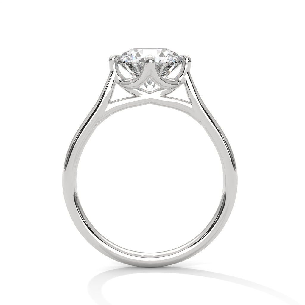 Round Brilliant Solitaire Diamond Engagement Ring