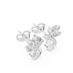 Marquise Diamond Vine Stud Earrings