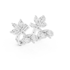 Marquise Diamond Vine Stud Earrings