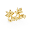 Marquise Diamond Vine Stud Earrings