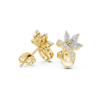 Marquise Diamond Vine Stud Earrings