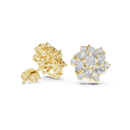 1.94 CT Marquise Diamond Floral Cluster Stud Earrings