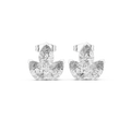 2.94 CT Pear Diamond Trio Stud Earrings