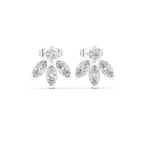 1.34 CT Marquise Diamond Floral Drop Stud Earrings
