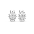 1.30 CT Pear Cut Diamond Floral Cluster Stud Earrings