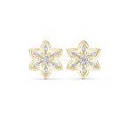 0.66 CT Floral Marquise Diamond Stud Earrings