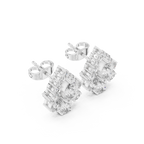1.97 CT Pear Diamond Vintage Halo Stud Earrings