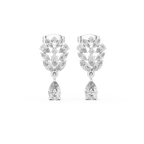 1.19 CT Pear & Marquise Diamond Drop Earrings
