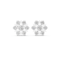 1.38 CT Round Diamond Celestial Star Stud Earrings