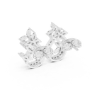 0.50 CT Nature-Inspired Marquise Diamond Drop Stud Earrings