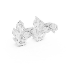 0.45 CT Marquise Diamond Nature Leaf Stud Earrings